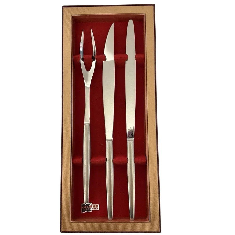 Kalmar Designs Stainless Steel Cutlery Knife‎ And Fork Set From Japan Vintage